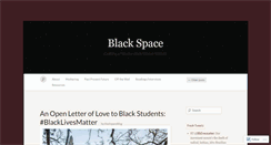Desktop Screenshot of blackspaceblog.com